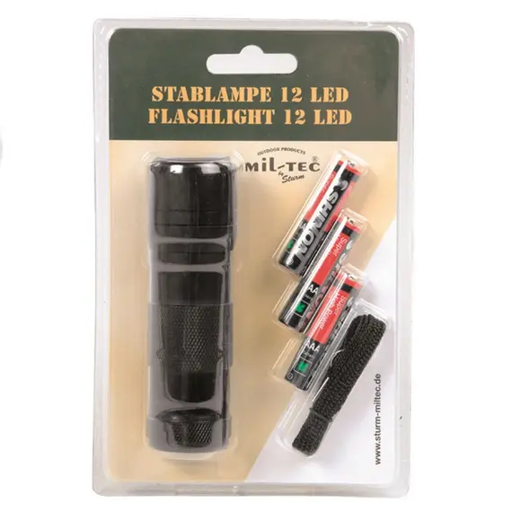 MIL-TEC Φακός Χειρός με 12 LED