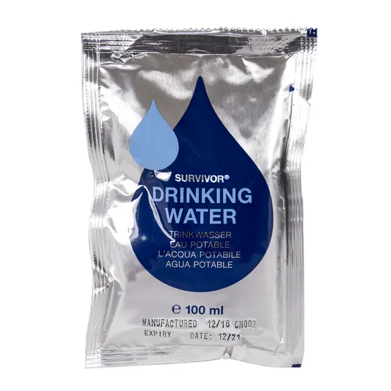 SURVIVOR Φακελάκια Πόσιμου Νερού (100ml)